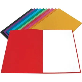 Odkládací mapa bez klopy A4 prešpán 250, červená