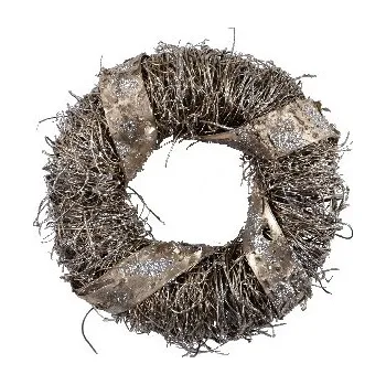 Vánoční dekorace Věnec, zlatá, M|Ego Dekor