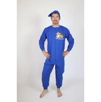 Dámský overall Pánský dlouhý overal s čepičkou Rozárka Tygr P625 modrý Barva: Modrá, Velikost: XL