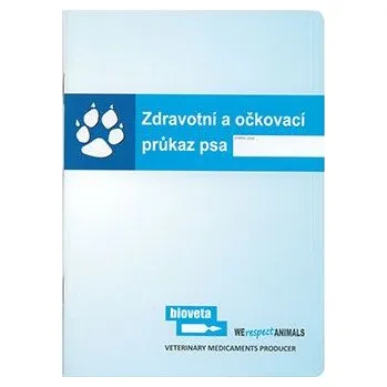 Tiskopis Očkovací průkaz pes Bioveta mezinárodní 1ks