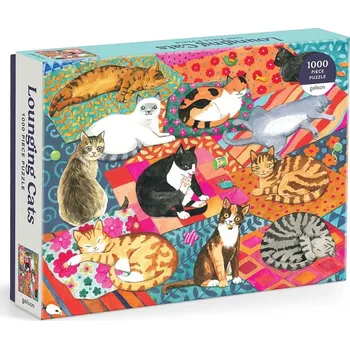 Puzzle Galison Puzzle Lenošící kočky 1000 dílků
