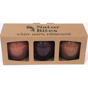 Kosmetická sada Dárková krabička na 3 medy v balení 250 g, kraft s okénky