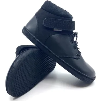Chlapecká obuv Pegres BF40 0.1 zimní barefoot černá 30, Vnitřní délka boty: 19,0 cm, Vnitřní šířka boty: 7,7 cm