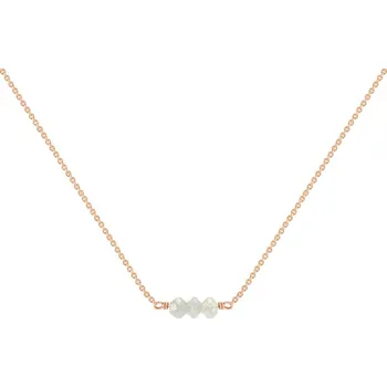 Náhrdelník Zlatý choker s diamantovými korálky Xanadie