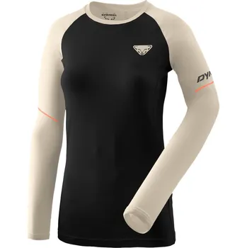 Pánské tričko Triko Dynafit ALPINE PRO W LS TEE overcast 2026 Barva: černá / krémová, Velikost: XL