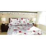 Smolka bavlna povlečení Máky červené 200x220 2x70x90