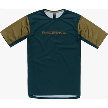 cyklistický dres Dres kr.rukáv RACE FACE INDY pine XL