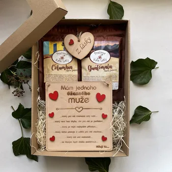 Káva Dárková sada kávy Z lásky Úžasný muž Druh mletí kávy: Turecká káva