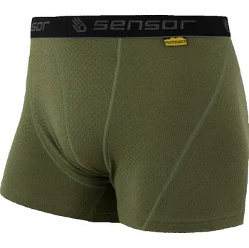 cyklistický dres Pánské trenky SENSOR MERINO DF safari green XXL