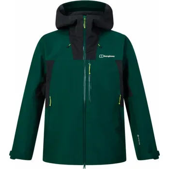 Pánská bunda Bunda s membránou Berghaus Ridge-Seeker GTX Jacket velikost M zelená + Berghaus M RIDGE-SEEKER GTX PANT BLK/BLK velikost 34