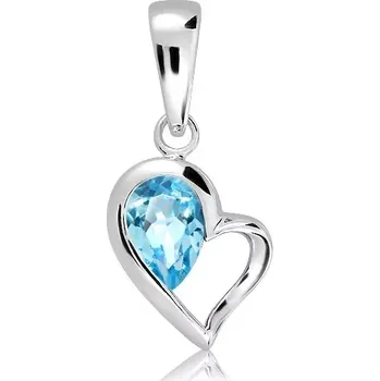 Přívěsek Gary S Blue Topaz - stříbrný přívěsek s modrým topazem