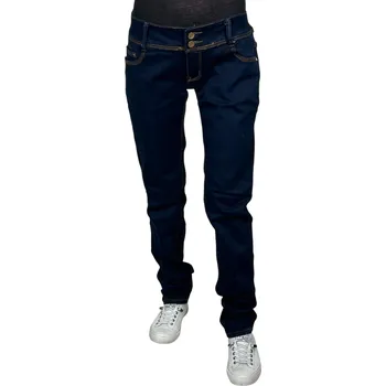 Dámské džíny Dámské modré džíny 34 Barva: Modrá, Velikost: 42