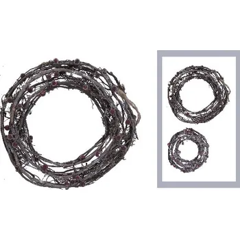 Věnec proutěný zasněžený, V|Ego Dekor