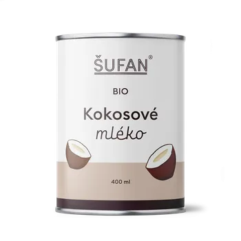 Vyrobeno pro ŠUFAN BIO Kokosové mléko - 400 ml