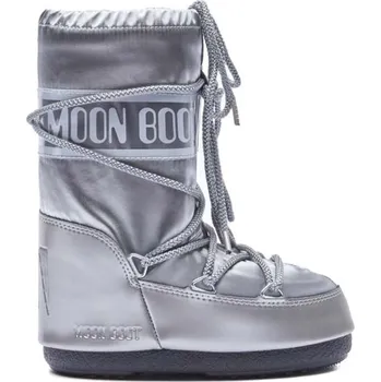 Dětská móda Zimní obuv dětská MOON BOOT ICON GLANCE JR SILVER, 25/26 - 23/26
