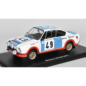 autíčko Hachette Škoda 130 RS 1977 1:24 - časopis Nezapomenutelné auta #24 s modelem Škoda-130 RS 1977 - kovový model auta