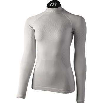 Triko MICO WOMAN L/SLVS MOCK NECK SHIRT Barva: silver, Velikost: I, Pohlaví: Dámské