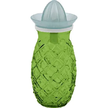 Sklenice Sklenice z recyklovaného skla s odšťavňovačem ANANAS, jarní zelená, 0,7 L (DOPRODEJ) (balení obsahuje 1ks)|Vidrios San Miguel|Recycled Glass