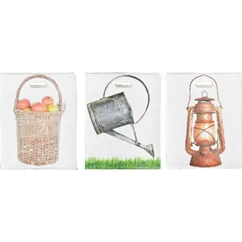 Nákupní taška Taška nákupní Zahradní náčiní, balení obsahuje 3 kusy! (DOPRODEJ)|Esschert Design