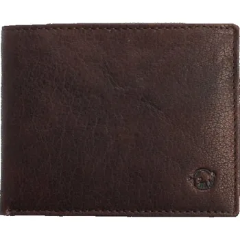 Peněženka Tmavě hnědá pánská kožená peněženka DIVOKY BYK