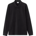 Celio Polo tričko Meoneml s dlouhým rukávem 1175527 Černá XL