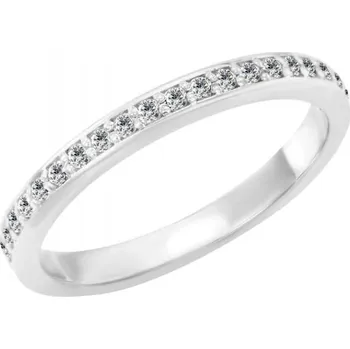 Prsten Platinový eternity prsten s 1.25mm diamanty Mewya