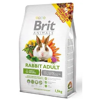 Krmivo pro hlodavce Brit Animals Rabbit Adult Complete 1,5kg