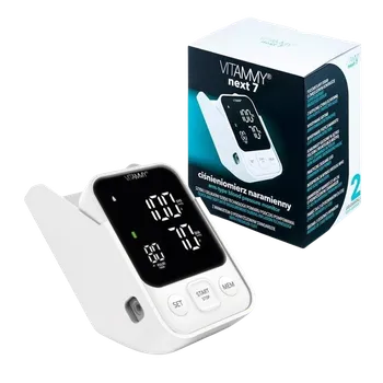 Měřič tělesných funkcí VITAMMY Next 7 Ramenní tlakoměr s hlasovou funkcí a manžetou vyššího standardu