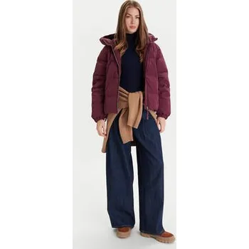 Dámská bunda United Colors Of Benetton Vatovaná bunda 22T6DN086 Fialová Regular Fit L