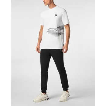 Pánské tričko Plein Sport T-Shirt 19537 Bílá Regular Fit S