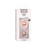 BIBS Boheme Dudlíky z přírodního kaučuku Blossom / Dusky Lilac 2 ks