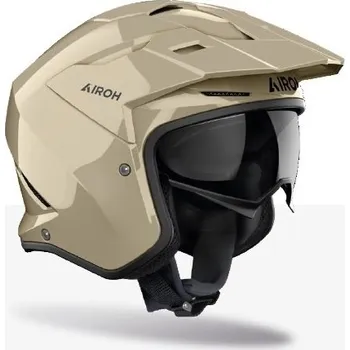 Helma na motorku Přilba kombakt color, airoh (moka lesklá, vel. m) 2025