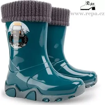 Dívčí obuv DEMAR STORMER LUX zelené velikosti 28 - 35 32-33