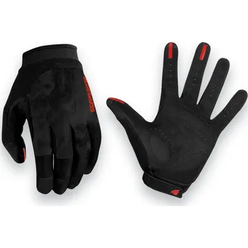 cyklistický dres Rukavice BLUEGRASS REACT černá/červená XL