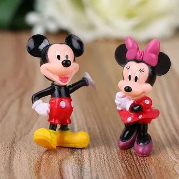 Svatební dekorace Postavičky z Disney příběhů - Mickey + Minnie (červený obleček)