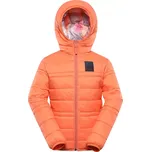 Dětská zimní oboustranná bunda ALPINE PRO DOUWO velikost 164-170 fresh salmon