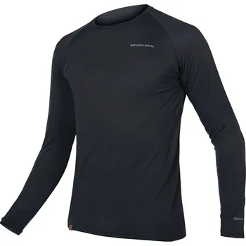 Cyklistická bunda ENDURA - E3183GY triko pánské BaaBaa Blend L/S Baselayer grey S