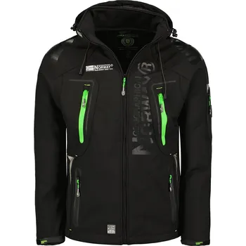 GEOGRAPHICAL NORWAY bunda pánská TECHNO softshell M černá