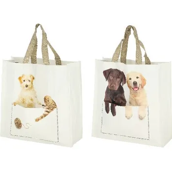 Taška nákupní, Štěnátka, balení obsahuje 2 kusy!|Esschert Design