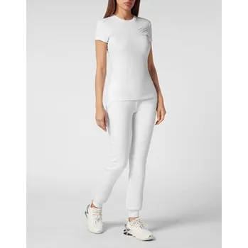 Pánské tričko Plein Sport T-Shirt 12963 Bílá Skin Tight Fit XS