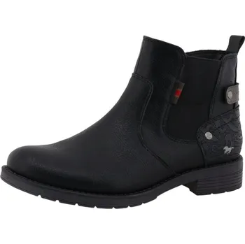 Dámská zimní obuv Mustang Nadměrné dámské zimní kotníkové boty černé 15M0052002 42