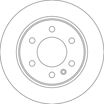 Brzdový kotouč Brzdový kotouč TRW DF6723S