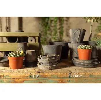 Květináč Miska pod květináč ESSCHERT´S GARDEN Robert & Stevens Potters, SINCE 1875 TERRACOTTA z terakoty XL, set 3ks|Esschert Design