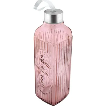 Láhev Lahev na pití s uzávěrem TO GO, 0,64L růžová (balení obsahuje 1ks)|Vidrios San Miguel|Recycled Glass