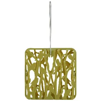 Krmítko pro ptáka Krmítko závěsné na lojové bloky CHIFFCHAFF, zelená (DOPRODEJ)|Esschert Design