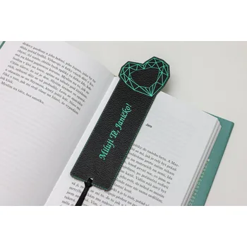 Doplněk ke knize Výroba záložky do knihy - Black / Mint