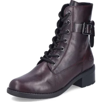 Dámské kozačky Dámská kotníková obuv RIEKER 75431-35 červená W5 36