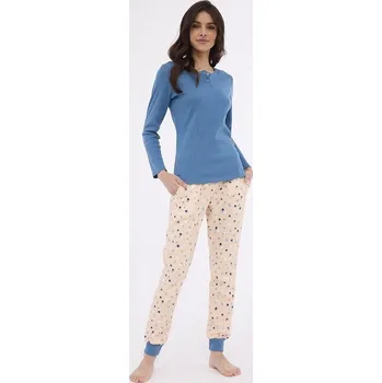 Dámské noční prádlo Pyžamo Cornette dlouhé 723 Velikost: XL, Vzor: 7230380