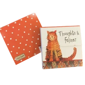 Samolepící bloček Trhací bloček se zrzavou kočkou - design Alex Clark