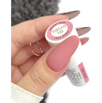 Lak na nehty Gel lak YOSHI Free Spirit - Desert Rose 132, 6ml